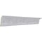 Ekena Millwork 5 1/2"H x 3 3/4"P x 6 3/4"F x 94 1/2"L Rose Crown Moulding MLD05X02X06RO - alternate 4